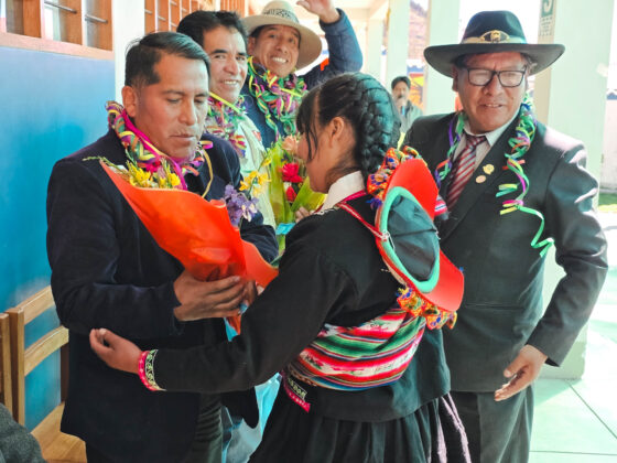INAUGURACIÓN DE IMPORTANTE OBRA DE PROTECCIÓN ESCOLAR EN LA I.E. “PATRÓN SANTIAGO” DE ACOS – CORMA