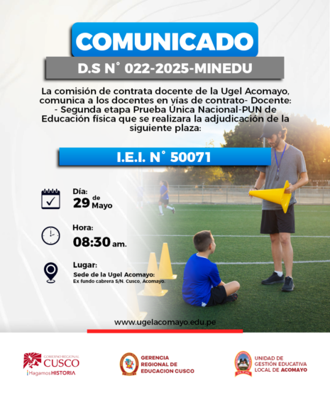 COMUNICADO.
