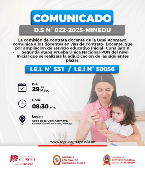 COMUNICADO.