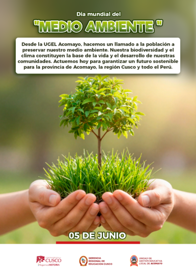 DÍA MUNDIAL DEL MEDIO AMBIENTE