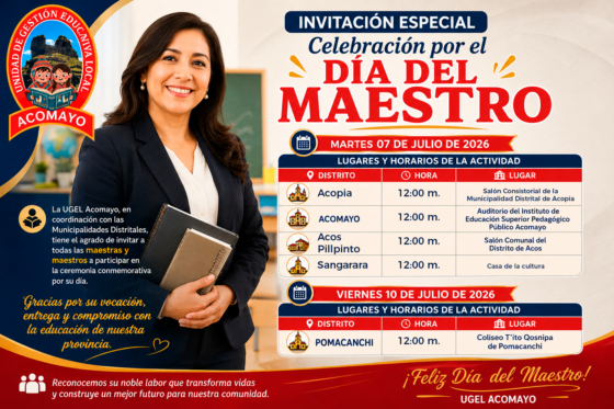 INVITACIÓN ESPECIAL